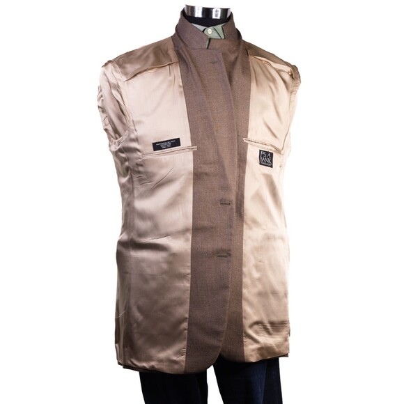 Joseph Abb Camel Tan Seasonless Wool/bambo STAYS COOL 2-Button Blazer Jacket 44L - Picture 10 of 11